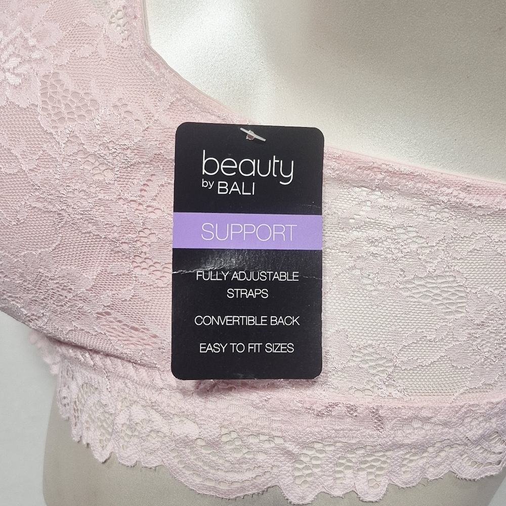 XXL Bali DF6591 DFB591 6591 Comfort Revolution‎ Lace Desire Shaping Wireless Bra - Picture 4 of 5